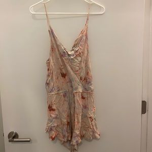 Skylar and Madison romper, barely worn. Tie waist